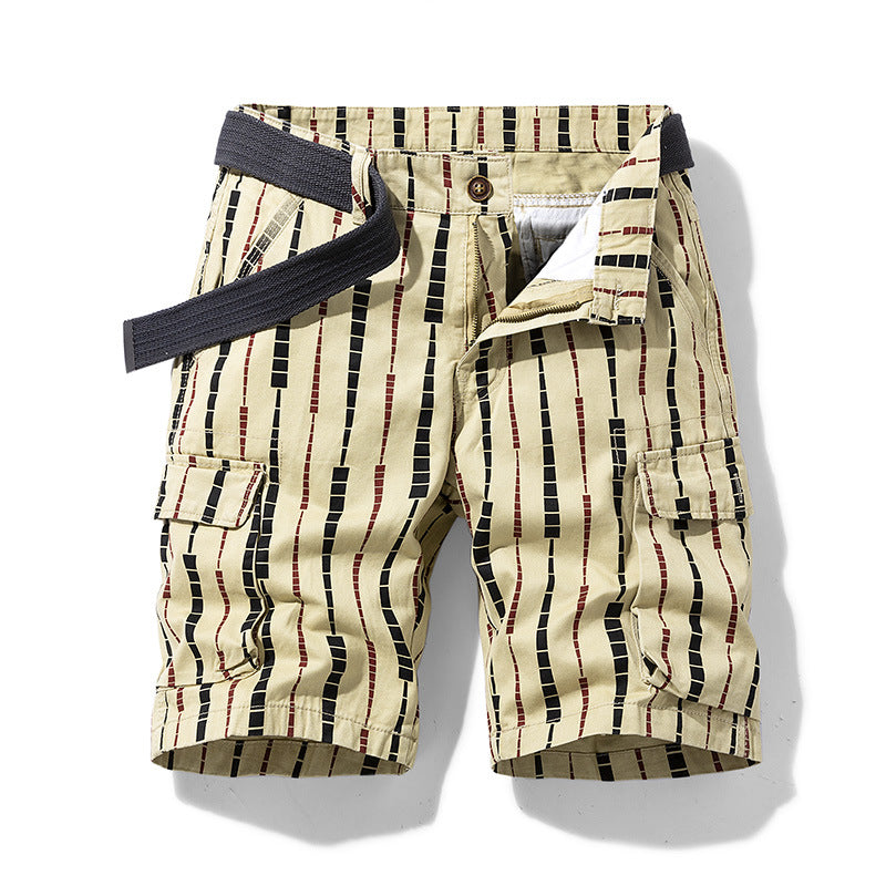 Herren Cargoshorts Elastisch Mit Vielen Taschen Modern