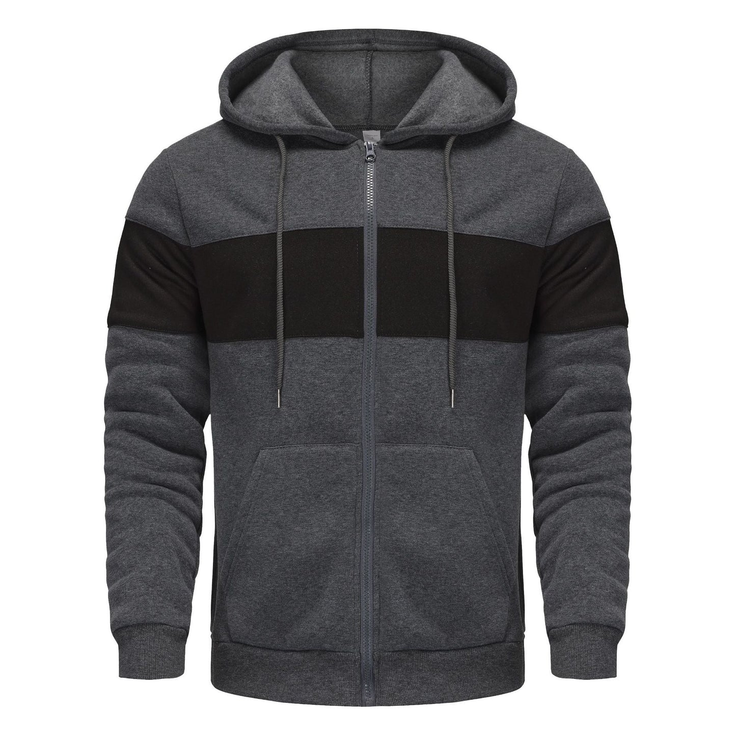 Herren Sportjacke Kapuzenjacke Atmungsaktiv Reißverschluss