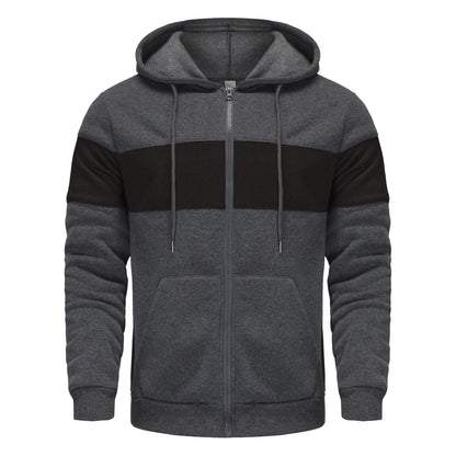 Herren Sportjacke Kapuzenjacke Atmungsaktiv Reißverschluss