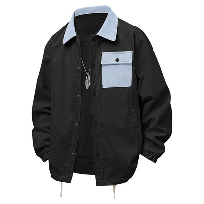 Männer Übergangsjacke Lässig mit Viel Taschen Outdoor