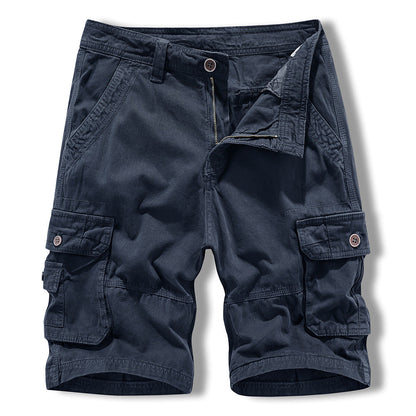 Herren Cargo Shorts Bequem Funktionale Taschen Freizeit
