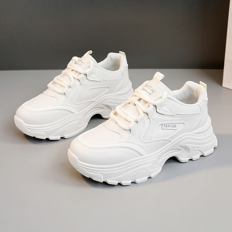 Damen Sneaker Sportlich Chunky Rutschfest Komfortabel