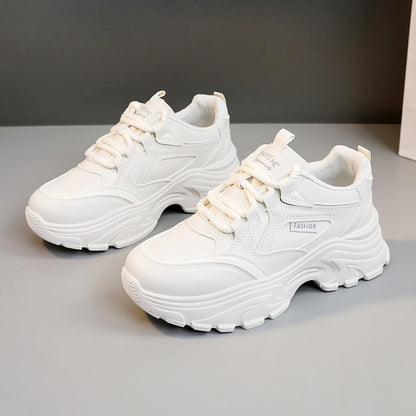 Damen Sneaker Sportlich Chunky Rutschfest Komfortabel