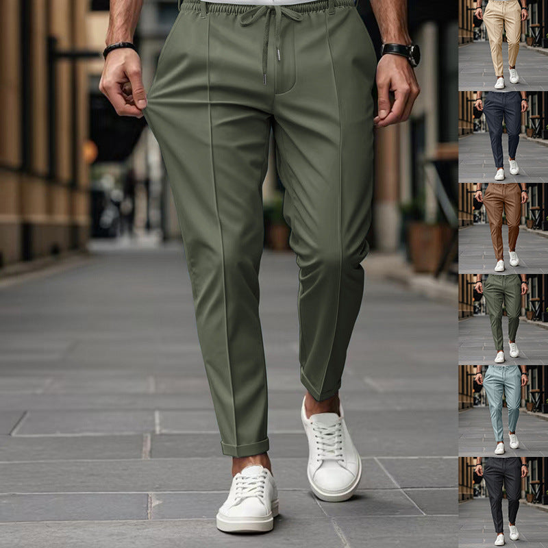 Herren Chinohose Elegant Dehnbar Mit Taschen - BerlinGlamour