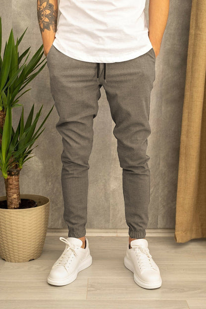 Herren Sport hose Bequem Elastisch Mit Taschen
