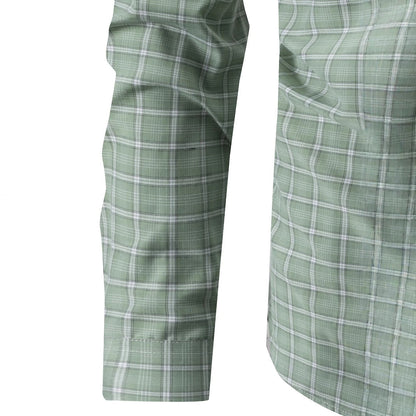 Herren Baumwollhemd Kariert Modern Berlin Style