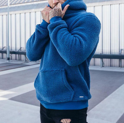 Herren Hoodie Kuschelig Bequem mit Kängurutasche