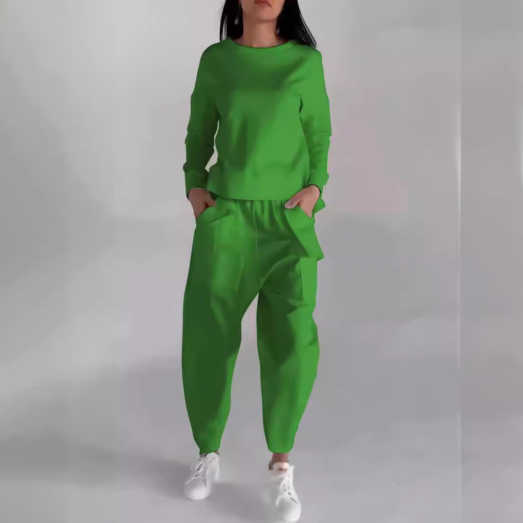 Damen Jogginganzug Bequem Sportlich