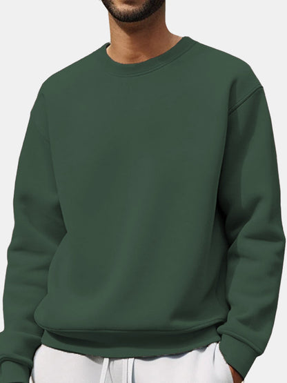 Herren Sweatpullover Lässig Oversized Schultern Cut-Out