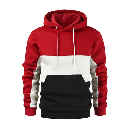 Herren Kapuzenpullover Modern Farbblock Design Trendy