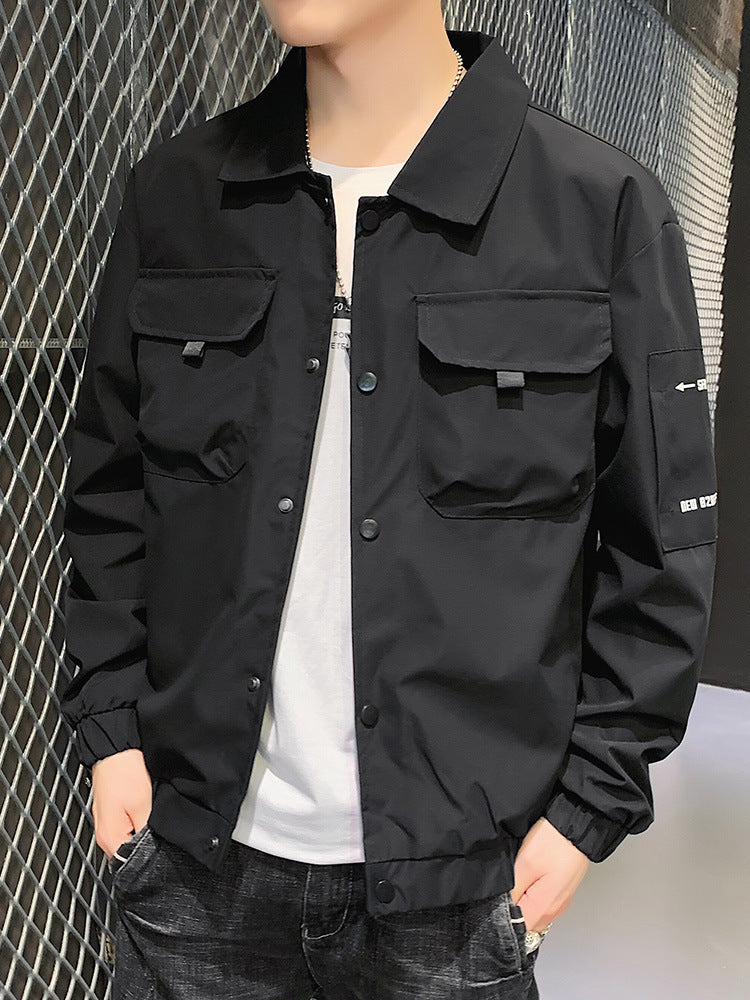 Herren Cargo-Jacke Functional Wasserdicht Praktisch
