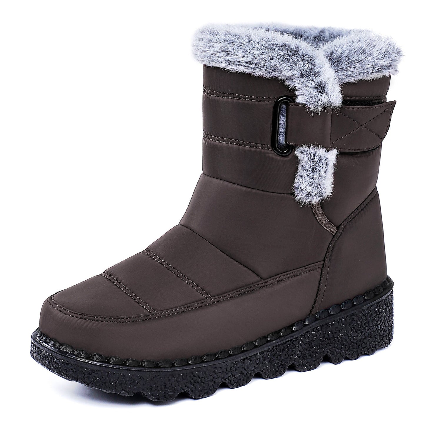 Damen Winterstiefel Warm Gefüttert Rutschfest Verstellbar