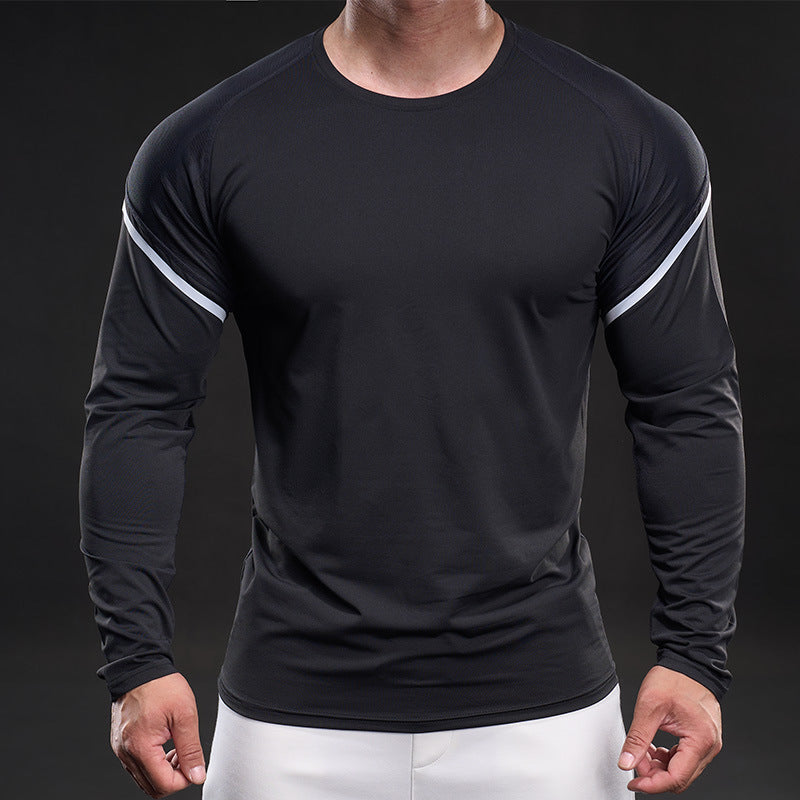 Herren Funktionsshirt Langarm Sportlich Aktiv