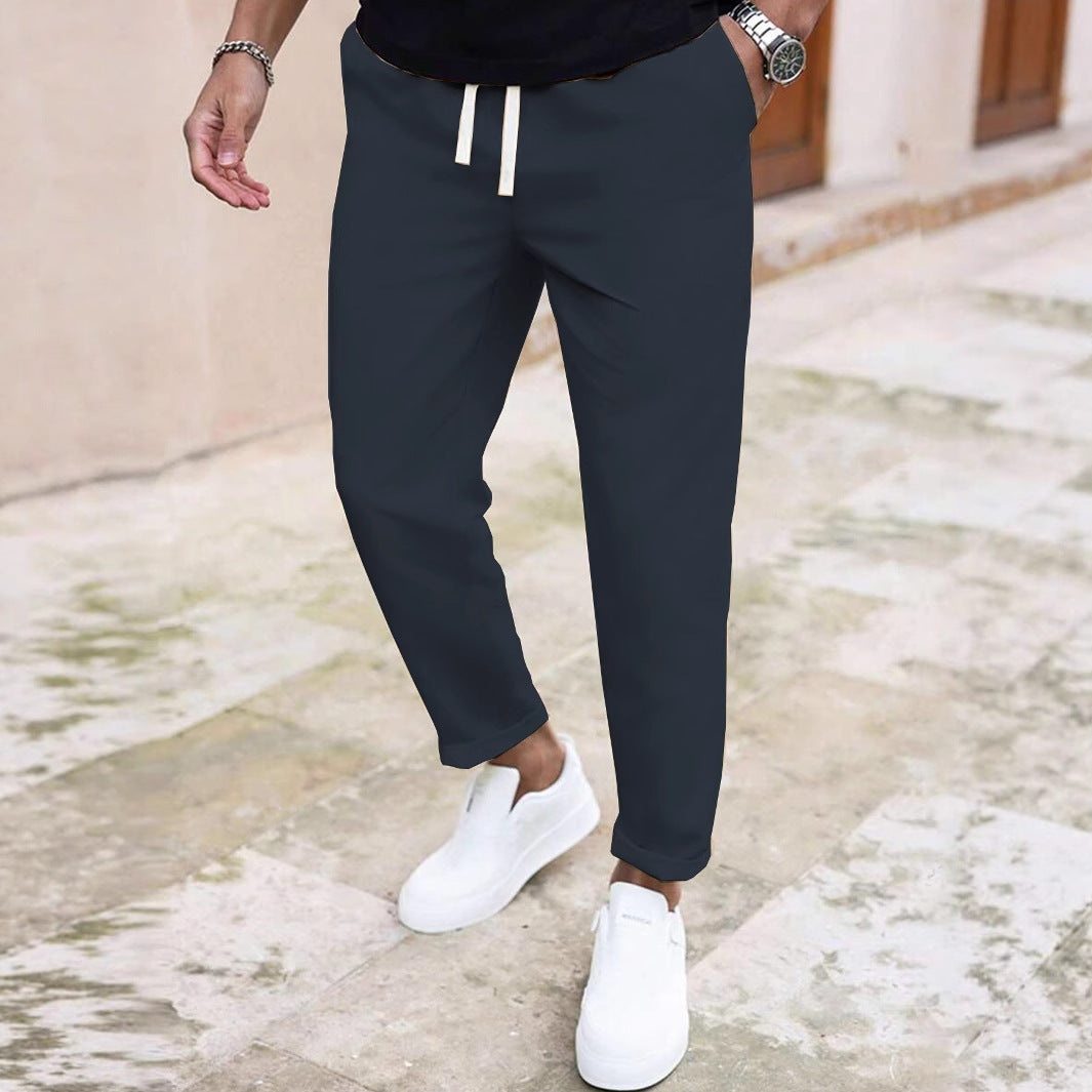 Bequeme Herren Trainingshose mit verstellbarem Bund Sportlich