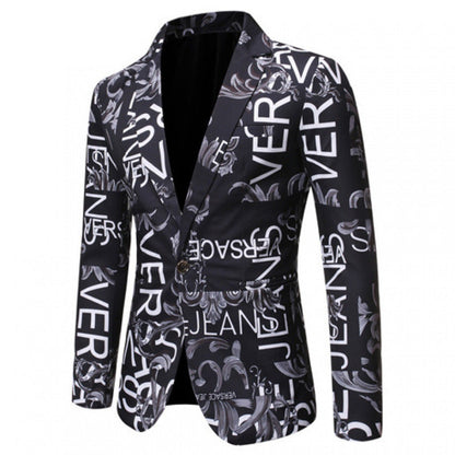 Herren Blazer Modern Berlin Style Schriftzug