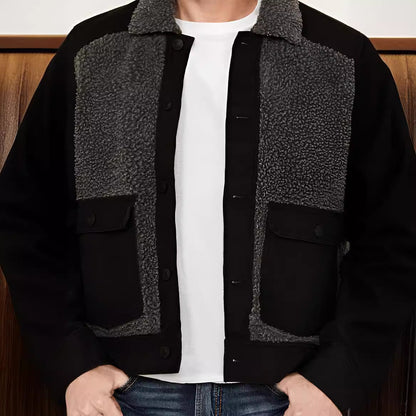 Lässige Herren Fleecejacke Bequem Warm