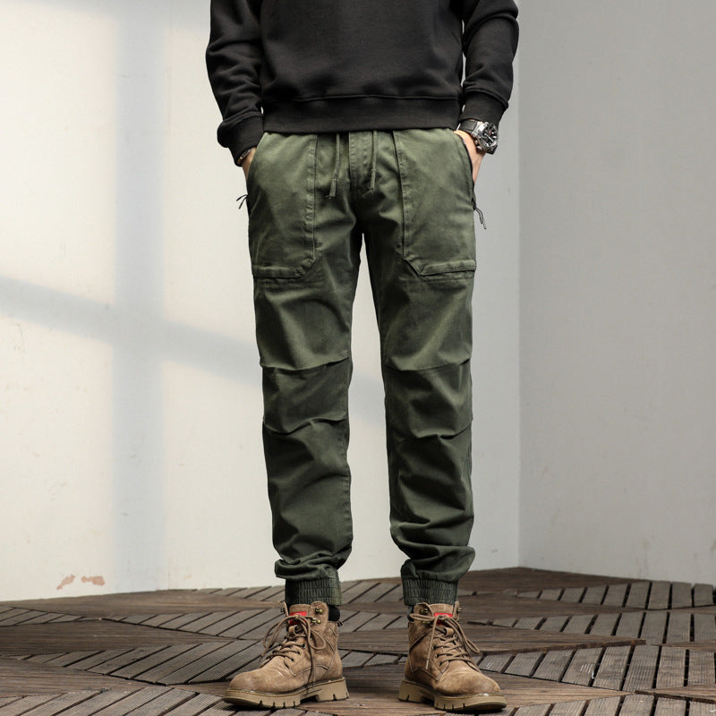 Herren Cargo-Hose Multifunktional mit verstellbarem Bund Outdoor