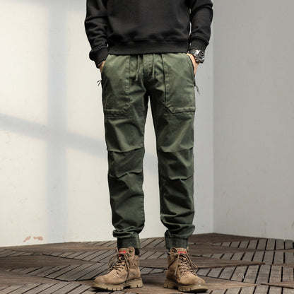Herren Cargo-Hose Multifunktional mit verstellbarem Bund Outdoor