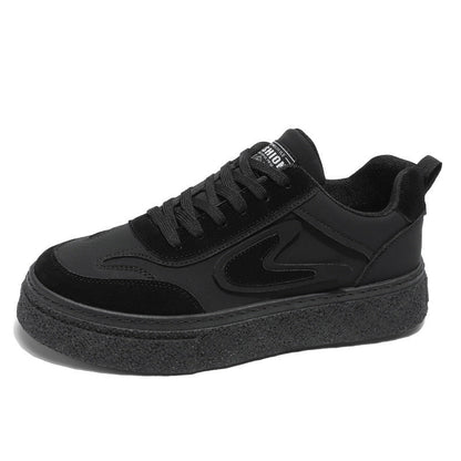 Damen Sneaker Chunky Rutschfest Dämpfend Schwarz