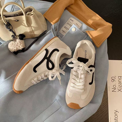 Damen Sneaker Luxus Wildleder Atmungsaktiv