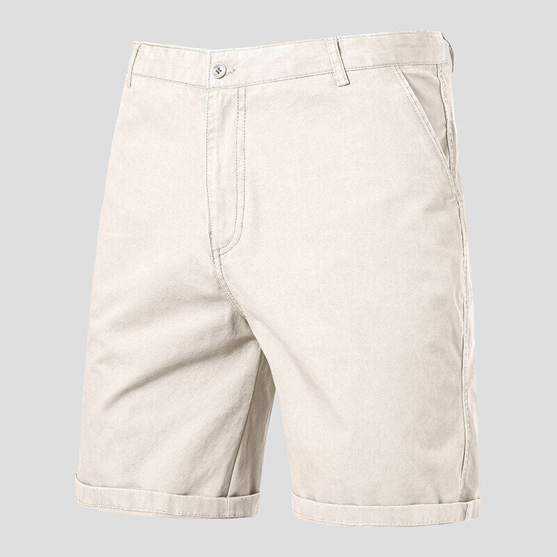 Herren Shorts Baumwoll-Mix mit Taschen Bequem Freizeit