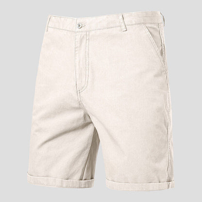 Herren Shorts Baumwoll-Mix mit Taschen Bequem Freizeit