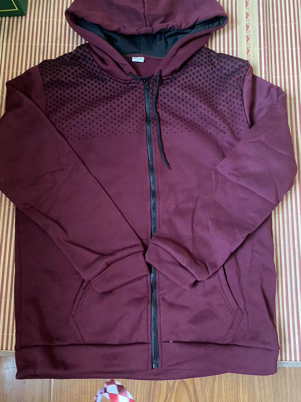 Herren Kapuzenjacke Sportlich mit Reißverschluss und Taschen