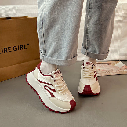 Damen Sneaker Chunky bequem rutschfest mit Dämpfung