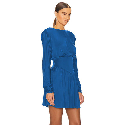 Elegantes Abendkleid mit Weiten Ärmeln und Frauen Schnitt