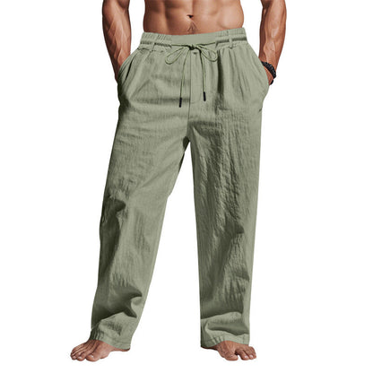 Herren Strandhose Bequem mit Kordelzug und Seitentaschen
