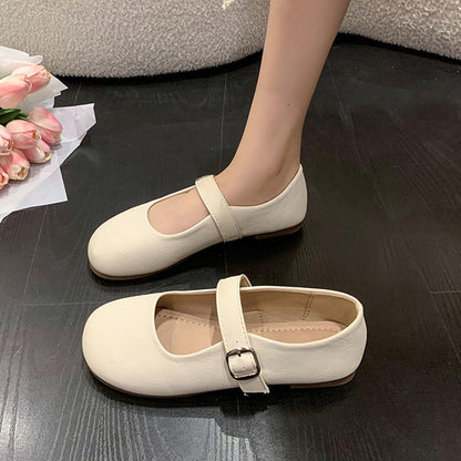 Damen Ballerinas Bequem Riemchen Schnürsenkel Komfort