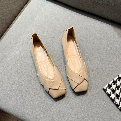 Frauen Ballerinas Elegantes Kreuzband Design