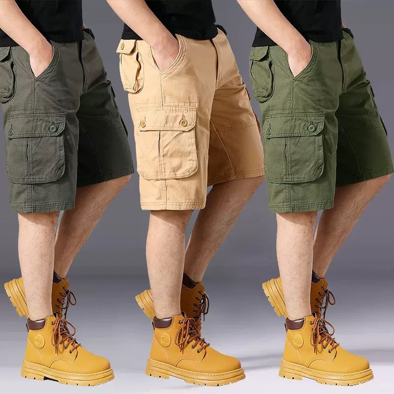 Herren Cargo Shorts Praktisch Vielfach Taschen Verstellbar - BerlinGlamour