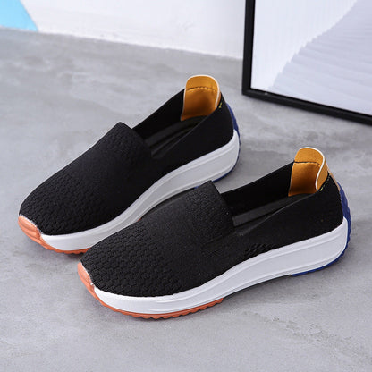 Damen Sneaker Leicht Bequem Slip-On Schuhe