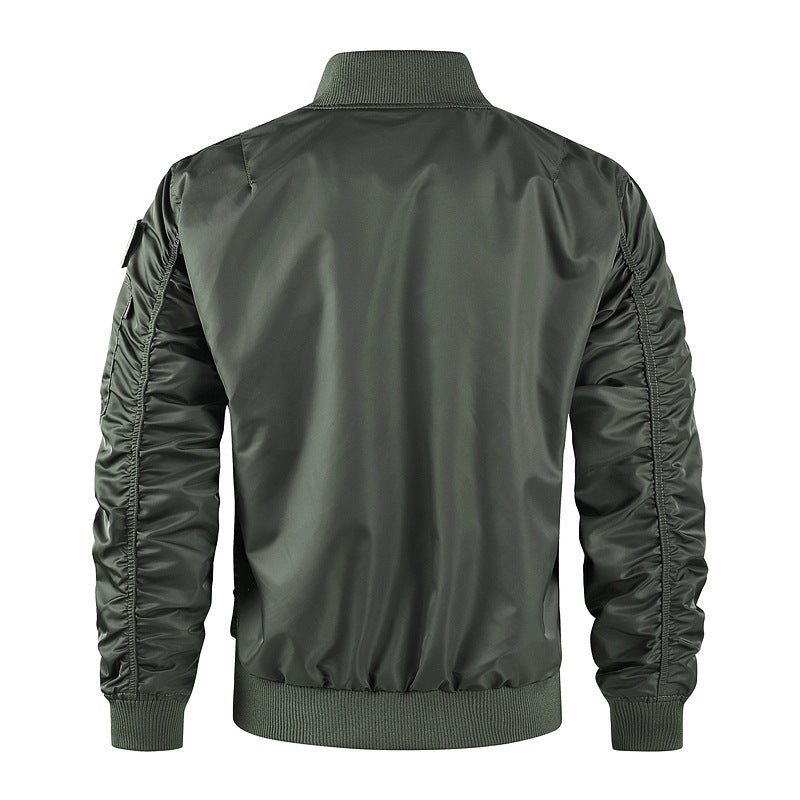 Herren Camouflage Jacke Warm mit Taschen und Innenfutter