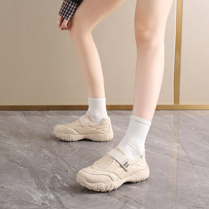Damen Freizeitschuhe Bequem Gummisohle Verstellbar Modern