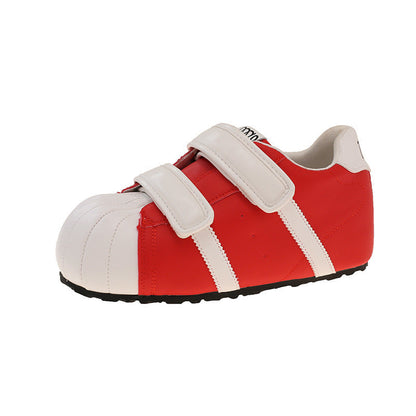 Damen Sneaker Komfortabel Klettverschluss Modern
