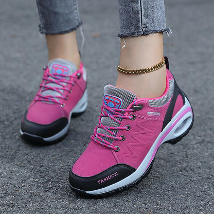 Damen Sneaker Sportlich Flexibel Luftpolsterung