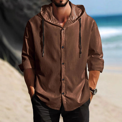Herren Sportjacke mit Kapuze Modern Trendig