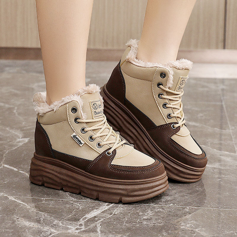 Damen Winterstiefel Warm Gefüttert Schnee Stiefel
