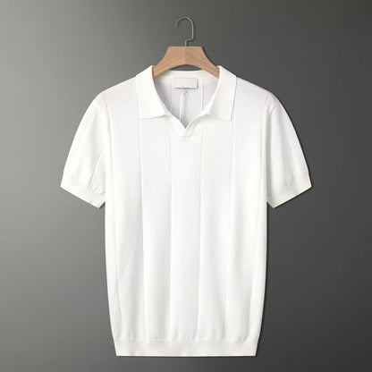 Mintgrünes Poloshirt Retro Style