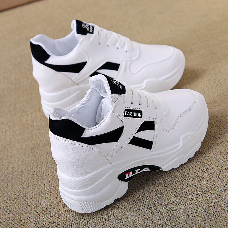 Damen Sneaker Sportlich Dickes Profil Modisch