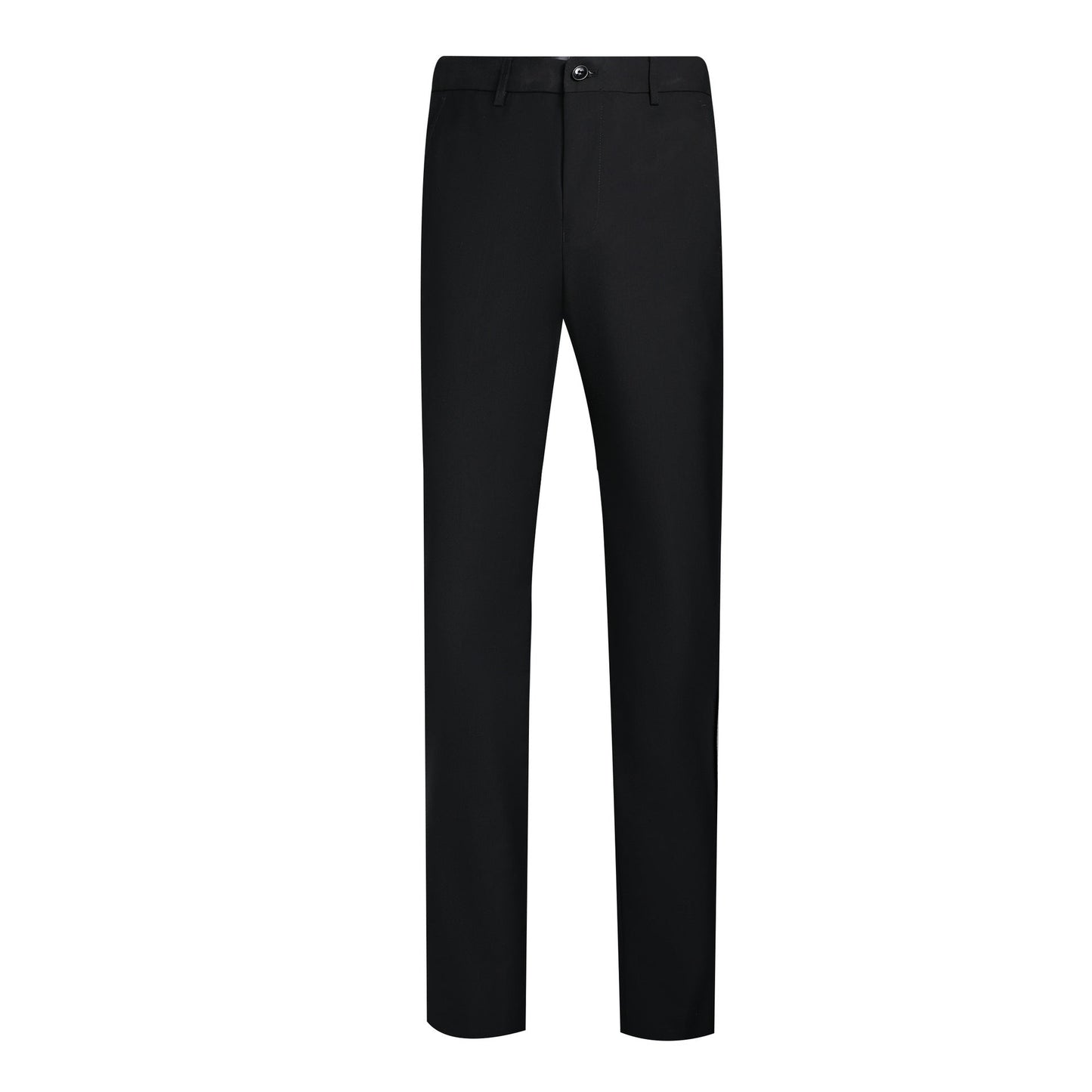 Herren Anzughose Slim Fit Schwarze Hose