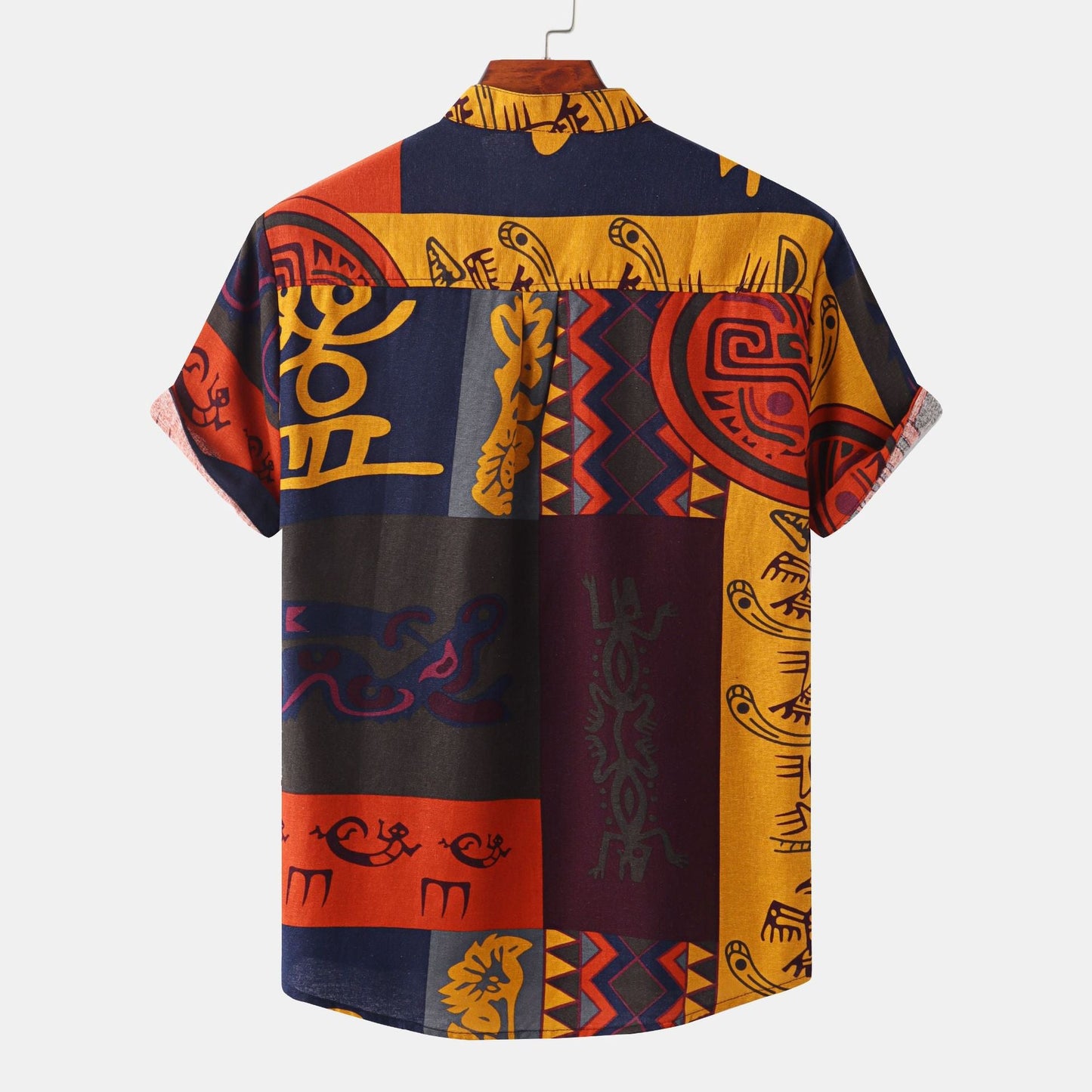 Herren Kurzarmhemd Retro Style Berlin