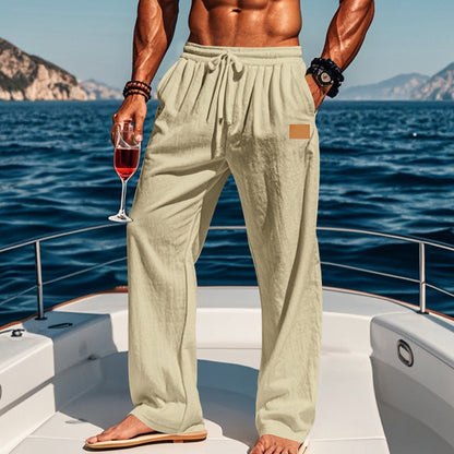 Herren Strandhose Bequem atmungsaktiv Verstellbar