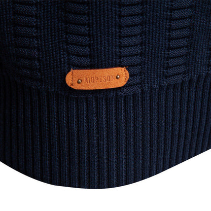 Herren Pullover Strukturiert Halbzipp Modisch Berlin