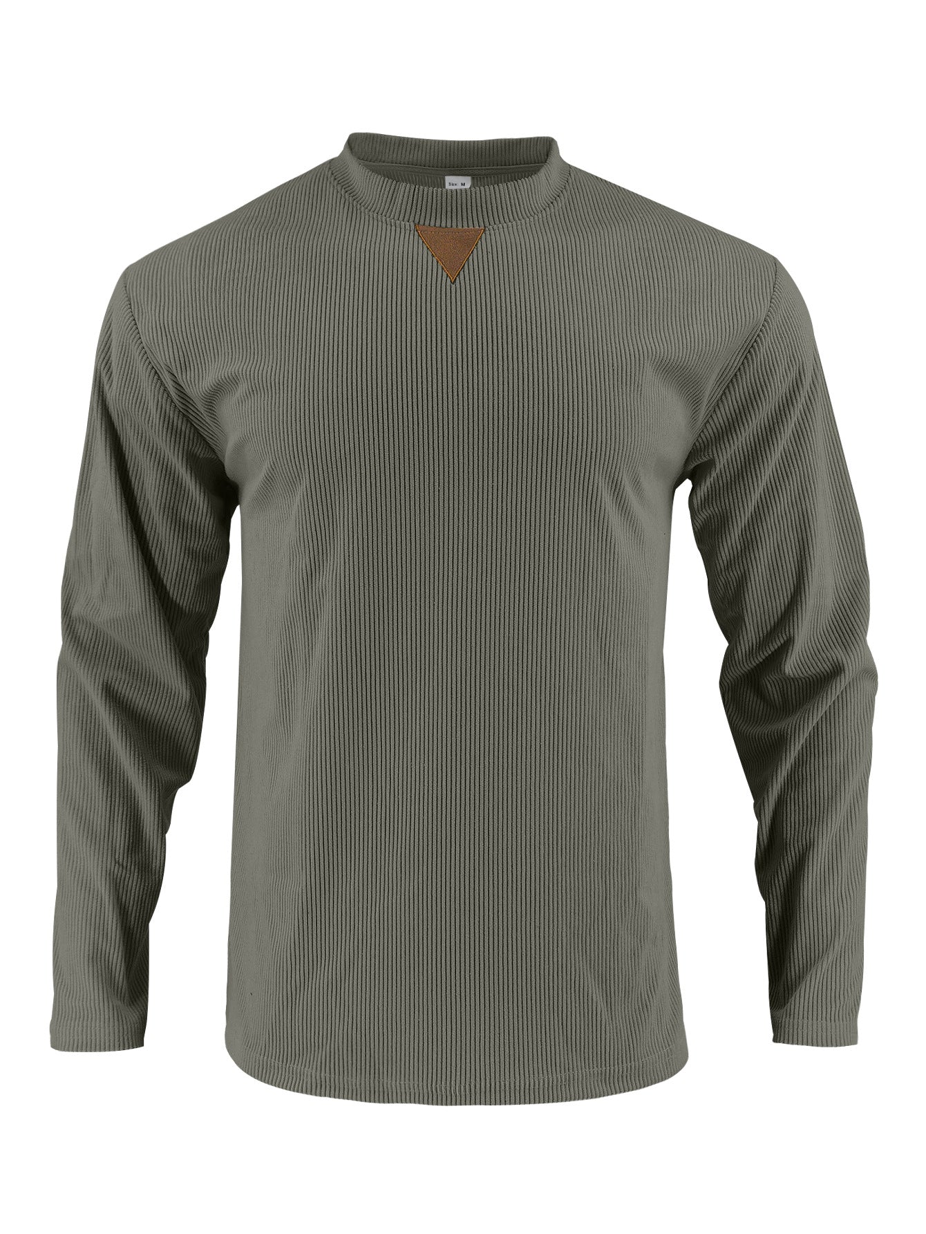 Herren Sportshirt Langarm mit Strukturdesign Modern