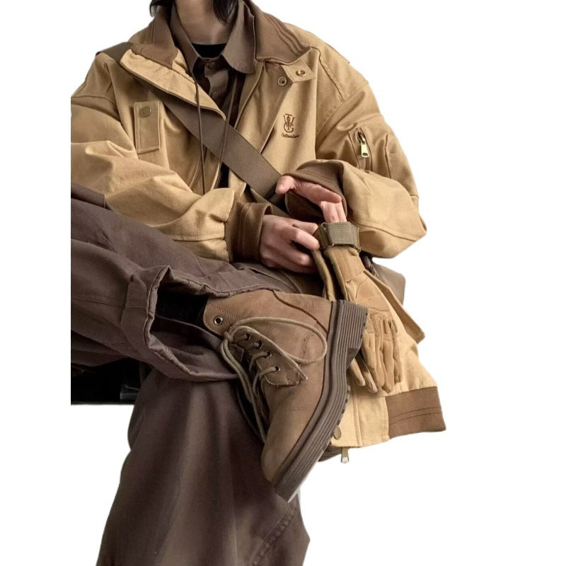Modische Unisex Jacke mit Taschen Urban Style