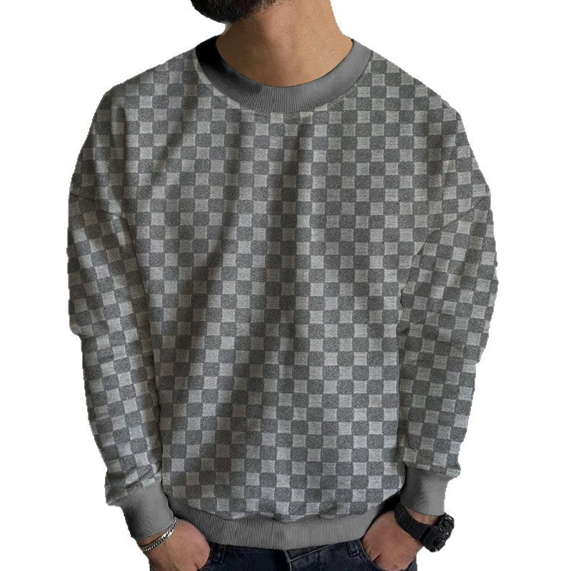 Herren Sweatshirt Modern Lässig Strukturiert