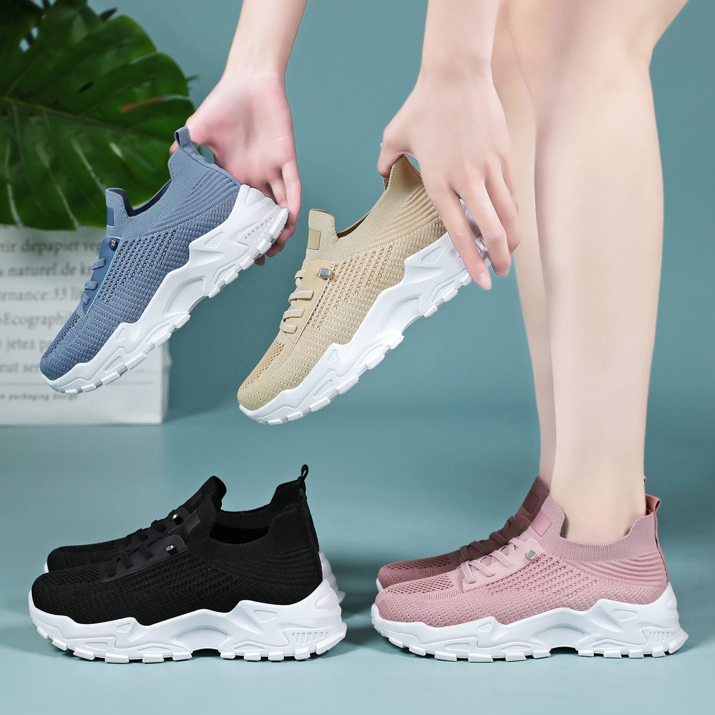Damen Laufschuhe Sport Sneaker Heidi Trend